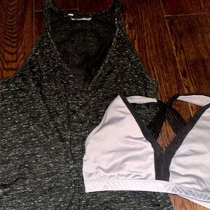 Body by Victoria Secret VSX SPORT MESH Tank + CROSS back bra